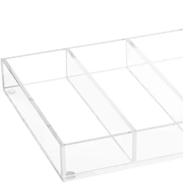 Clear acrylic sunglasses holder display tray with 6 compartment drawers organizer storage boxes Sunglasses reading glasses Glass