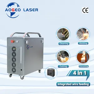 4 In 1 Multifunctionele 1kw 1.5W 2kw Handheld Fiber Laser Lassen Snijden Reinigingsmachine Laserlassers