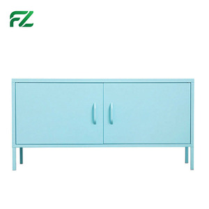 Meubles TV européens modernes sur mesure, design <span class=keywords><strong>ajouré</strong></span>, <span class=keywords><strong>panneau</strong></span> en <span class=keywords><strong>aluminium</strong></span> alvéolé, fonction de rangement, pour salon - Product Image 1