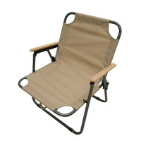 Chaise pliante Kermit moderne de grande taille - Chaise de randonnée portable pour l'extérieur, cadre en acier carbone pour le jardin, le pique-nique, le camping, logo personnalisé