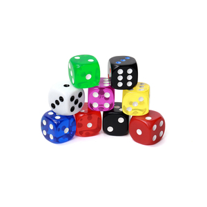 Dados <span class=keywords><strong>de</strong></span> Casino Acrílicos <span class=keywords><strong>de</strong></span> 19 mm, Dados <span class=keywords><strong>de</strong></span> 6 Caras con Esquinas Cuadradas y Redondeadas, Personalizados <span class=keywords><strong>para</strong></span> Niños y Adultos - Product Image 6