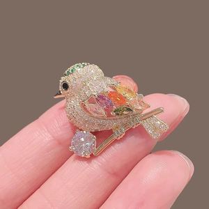 Luxury Full Zircon Rhinestone Brooch <b>Pin</b> for Women Crystal Zircon Bird Brooch Delicate Sparkling Brooch for <b>Collar</b> Jewelry - Product Image 2