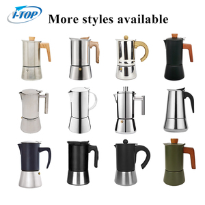 Bộ pha cà phê bằng bạc 2 4 <span class=keywords><strong>6</strong></span> 10 tách, ấm pha cà phê Moka nâng cấp, chất liệu thép không gỉ 304 cao cấp - Product Image 5