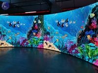 Pantalla LED Flexible Curva Esférica para Túneles, SMD P2-P6, Pantalla Comercial para Interiores y Exteriores