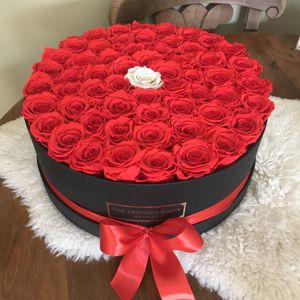 Cajas de regalo para <span class=keywords><strong>san</strong></span> Valentín, Rosa eterna <span class=keywords><strong>en</strong></span> caja, preservadas, rosas reales con caja, el mejor regalo del Día de la madre - Product Image 4