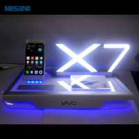 Stand Display Iklan Digital Akrilik Desain Khusus dengan Layar LCD untuk Toko Ritel