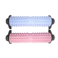 Rouleau d'exercice léger avec ventouses pour le fitness et le travail musculaire profond, rouleau en mousse à double rangée de ventouses