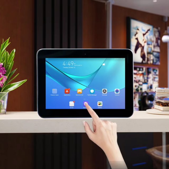 OEM 15.6 Inch Wall-Mounted Android Tablets with Led Bars IPS Touchscreen Poe Tablet Smart Meeting Room Scheduler Display Tablet