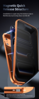 Coque intégrale anti-espion avec protection d'objectif en verre et cadre métallique pour iPhone 15 17, antichoc, étanche et confidentialité garantie