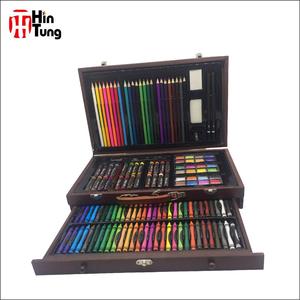 Набор для рисования и рисования на заказ, 142 шт. в роскошной профессиональной деревянной коробке с выдвижным ящиком, набор для рисования - Product Image 6