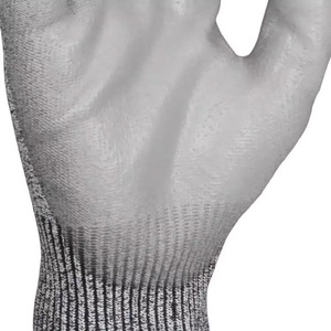 OEM gris <span class=keywords><strong>PU</strong></span> recubierto trabajo usando En388 corte a prueba de corte Nivel 5 guantes para carpintería - Product Image 6