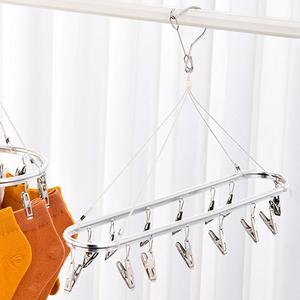 Porte-vêtements avec 14 chevilles, pêche, acier inoxydable - Product Image 4