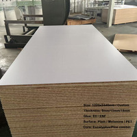Panneau de particules en mélamine blanche de 18 mm, 4x8 pieds |   Panneaux de particules imperméables pour armoires de cuisine