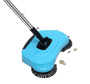 Stainless Steel Sweeping Machine Push Type Hand Push Magic Broom Dustpan Handle Household Cleaning Package Hand Push Sweeper mop