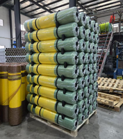 Filet de paillage agricole 64*7000 pour foin et herbe, en HDPE, pour ensilage, ensilage de paille, ensilage de foin, filet de paillage tricoté pour balles rondes