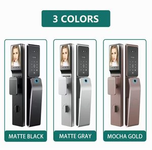 Serrure de porte intelligente à reconnaissance faciale en acier inoxydable avec stockage Wi-Fi sur le cloud, sécurité de niveau C, compatible avec les portes en acier - Product Image 6