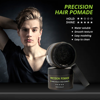 Cera per Capelli Organica alla Moda con Forte Tenuta, Crema Pomata Unisex per lo Styling dei Capelli, Anti-Crespo e per Extension