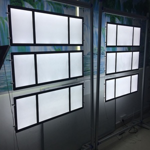 <b>Real</b> Estate Window Displays A1 A2 A3 A4 Acrylic <b>Crystal</b> Light Box Hanging Large Size Led <b>Crystal</b> Light Box for Mall - Product Image 5