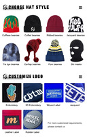 QJ OEM Bonnets personnalisés style urbain avec logo brodé, jacquard Fair Isle, côtelés, rétro, décontractés, pour la plage et le quotidien, camouflage, dessin animé