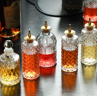 Verre clair vin Cocktail Shaker 150ml/200ml métal haut liqueur verseur bouteilles amères épices huile cuisine Tequila Champagne
