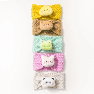 Diadema <span class=keywords><strong>de</strong></span> punto para bebé niñ<span class=keywords><strong>a</strong></span>, turbante tejido <span class=keywords><strong>a</strong></span> <span class=keywords><strong>crochet</strong></span> para recién nacida, accesorios para el cabello <span class=keywords><strong>de</strong></span> bebé, gorro <span class=keywords><strong>de</strong></span> punto con diseño <span class=keywords><strong>de</strong></span> animales - Product Image 5