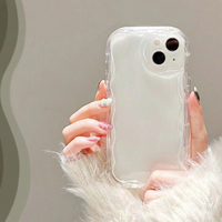 Coque de téléphone motif crème compatible iPhone 17, silicone souple transparent antichoc pour Apple 14, 16 Pro Max, 14