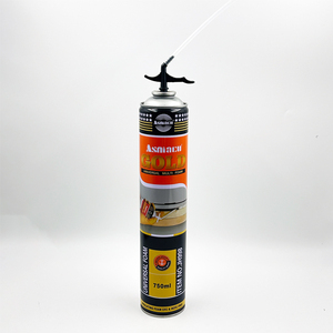 Spray de <span class=keywords><strong>mousse</strong></span> PU à faible expansion conforme à l'UE pour les adhésifs et les scellants d'emballage précieux - Product Image 2