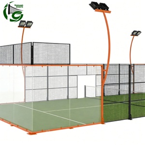 Cancha de Pádel de Césped Artificial para Todas las Estaciones con Certificado GRAND CE, Fabricada en China, de Doble Uso, con Vidrio Templado, Tamaño 10*20m - Product Image 3