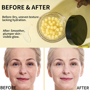 Crème Hydratante Visage Anti-Âge en Capsules à la Vitamine C Intense et Dorée Effet Gelée Marque Blanche - Product Image 2