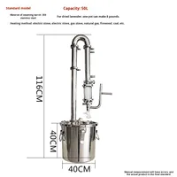 Machine d'extraction d'huiles essentielles et d'hydrolats intégrée pour la maison, eau distillée, rose, lavande, arbre à thé australien