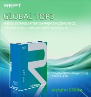 REPT 280AH 100AH 50AH 72AH 150AH 314AH 320AH 345AH 3.2V cellule de batterie solaire Lifepo4 rechargeable au lithium-ion prismatique