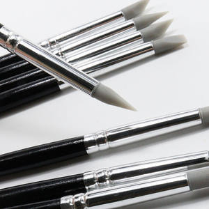 कारखाने प्रत्यक्ष क्रॉस-बॉर्डर सिरेमिक उपकरण 8-टुकड़ा सेट सिलिकॉन पेन विवरण नरम मिट्टी नाखून कला लकड़ी पोल उपकरण Hb008 चीन - Product Image 3