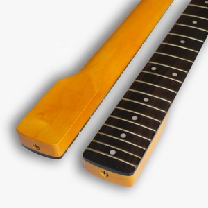 Hot Sale21 Fret Vintage Color 25.5" Nitro Finished Canadian Maple <b>Guitar</b> Neck for ST <b>Guitars</b> - Product Image 6