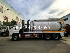 Camión cisterna de <span class=keywords><strong>alcantarillado</strong></span> de 20000 litros, camión tanque séptico de <span class=keywords><strong>alcantarillado</strong></span> vacío de succión más vacío, gran oferta - Product Image 4
