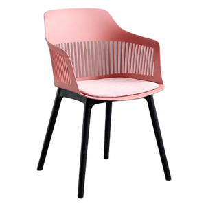 Silla de Comedor de Plástico Moderna y Minimalista al por Mayor para Uso en Hoteles y Hogares, Muebles de Dormitorio con Respaldo - Product Image 1