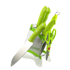 Juego de cuchillos para preparar comida para bebés, artesanía alemana, juego de cuchillos de regalo multiusos de acero inoxidable para cocina y hogar. - Product Image 1