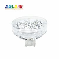 Aglare Luz LED de Píxeles RGBW de 60MM para Exteriores, Luz Puntual de 24V AC para Temática de Atracciones, Ideal para Noria