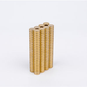 ก้อนแม่เหล็กนีโอดิเมียมกลมแผ่นกลมทรงสี่เหลี่ยมลูกบาศก์แม่เหล็กนีโอดิเมียมถาวรชุบทอง - Product Image 3