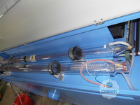 Diy deux double têtes 3d bois métal plexiglas lettre plaque coupe kit 300w 130w 1325 1616 1610 co2 double tête laser machine de découpe