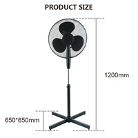 Ventilateur de couronne avec support d'intérieur, produit de luxe de haute qualité