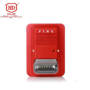 Sirène piézoélectrique d'alarme incendie 24 volts avec lumière et <span class=keywords><strong>son</strong></span> d'urgence, prix d'usine - Product Image 4