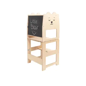 Standing tower for toddler Little tower kitchen helper Montessori learning stool