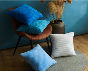 Funda de pana para cojín de sofá, Cojines de lujo Bordados para exteriores, 18x18 - Product Image 3