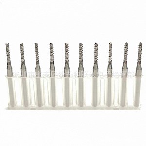 Pcb Milling Cutter Carbide 2 Flutes 10 Mm Cutting Length For Cnc <b>Machining</b> Center - Product Image 3