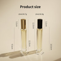 Flacons de parfum en verre vides avec logo personnalisé, flacon de parfum de luxe de 10 ml avec boîte, atomiseur de parfum de voyage