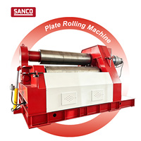 Machine de cintrage de tôles CNC à 3 rouleaux Arc Adjust pour le cintrage de tôles métalliques et la formage de tôles d'acier à haute efficacité, usine intégrée