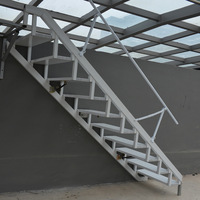 Escalier mural pliant d'intérieur, nouveau type d'échelle murale relevable pour la maison