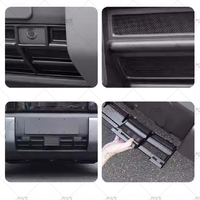Grille de pare-chocs avant modifiée Grille de protection anti-poussière intégrée adaptée aux accessoires BYD Leopard 3 Titanium 3