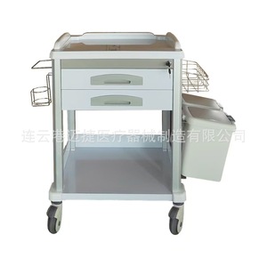 Chariot médical Su Maijie à quatre niveaux, double tiroir, ABS silencieux, multifonctionnel, pour thérapie par perfusion, chariot à outils de traitement - Product Image 2