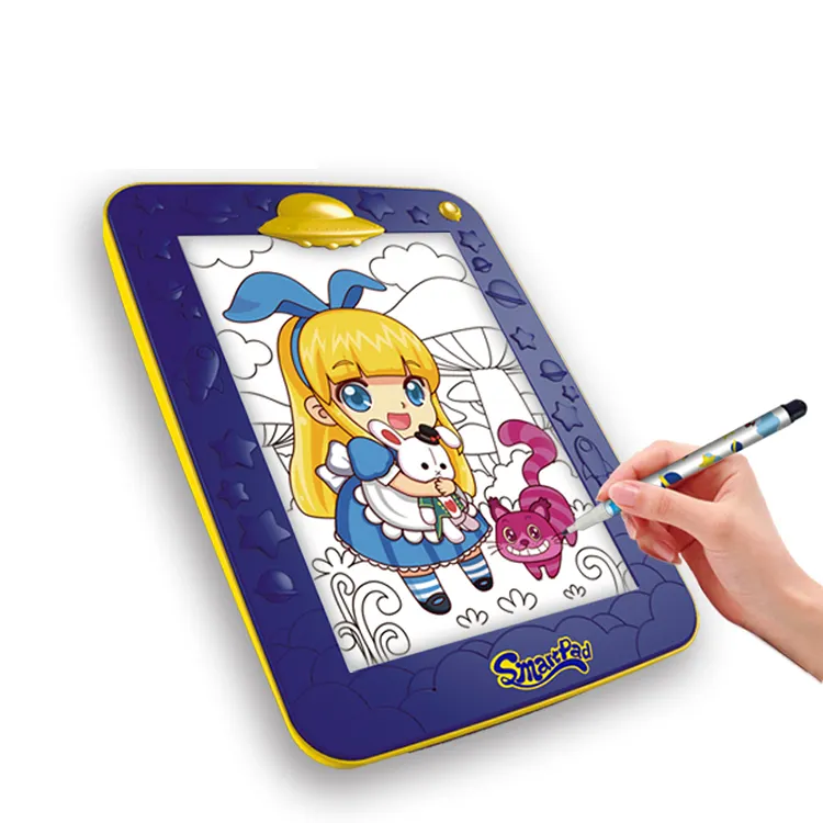 Easy Readbook 3d Painting Machine Children Smart Educational Magic Toys Pad Logical Drawing Board